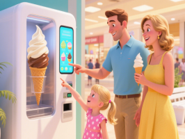 Революционирующие напитки: торговые автоматы для мороженого Huaxin